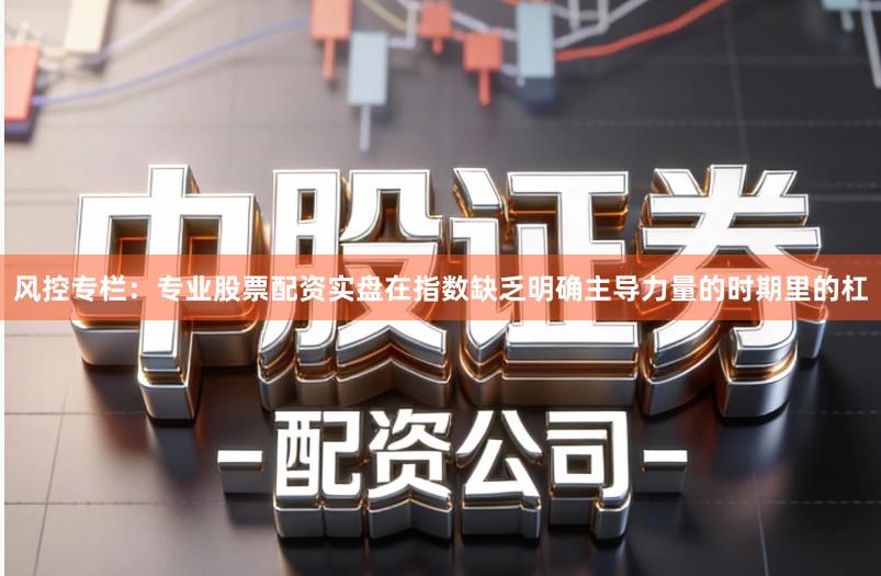 风控专栏：专业股票配资实盘在指数缺乏明确主导力量的时期里的杠
