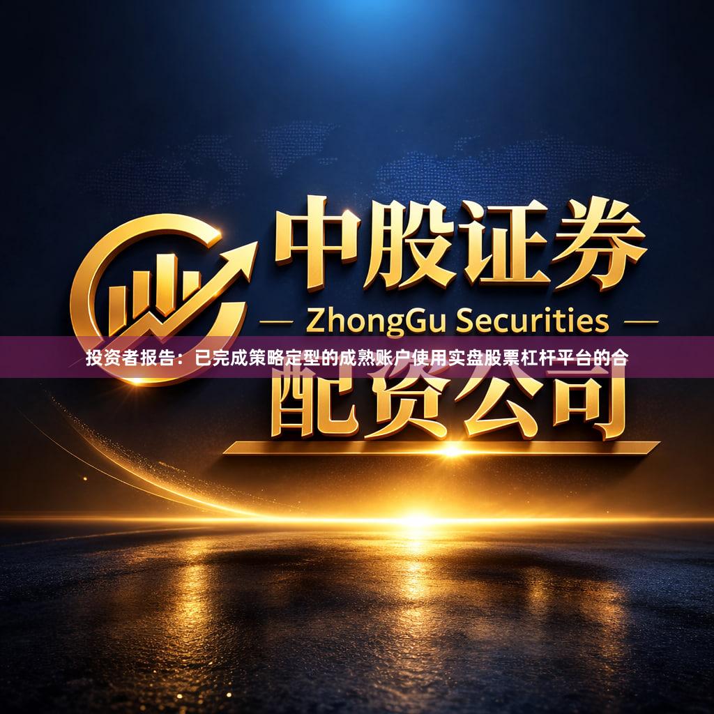 投资者报告：已完成策略定型的成熟账户使用实盘股票杠杆平台的合